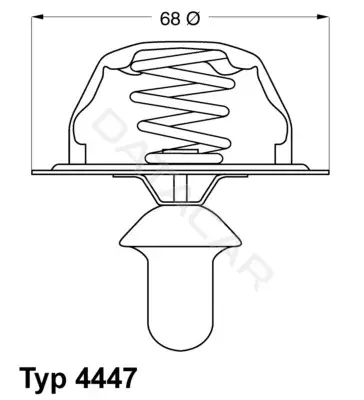 Термостат WAHLER 4447.85D