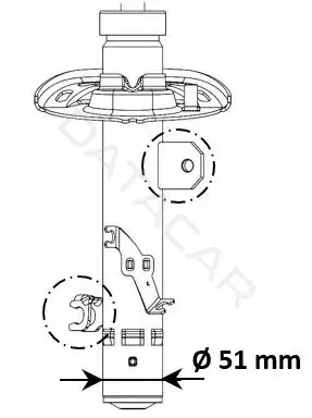 Амортизаторы KYB 3338005