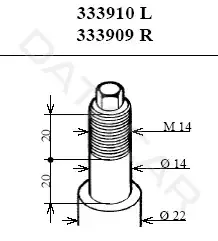 Амортизаторы KYB 333910