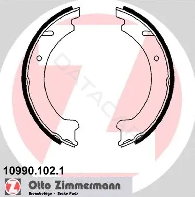 Колодки ручника ZIMMERMANN 10990.102.1