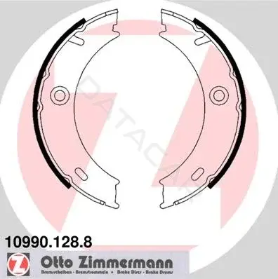 Колодки ручника ZIMMERMANN 10990.128.8