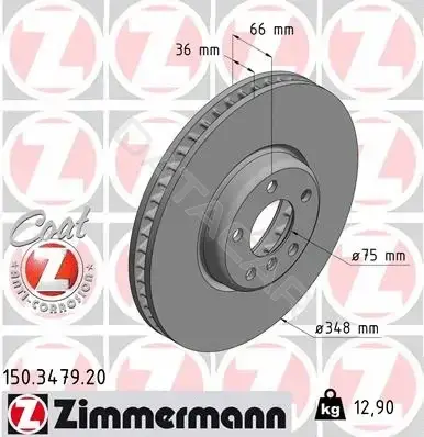 Тормозные диски ZIMMERMANN 150.3479.20