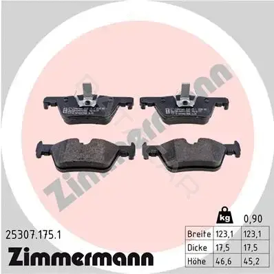 Тормозные колодки ZIMMERMANN 25307.175.1