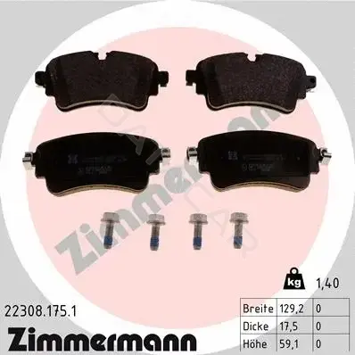 Тормозные колодки ZIMMERMANN 22308.175.1
