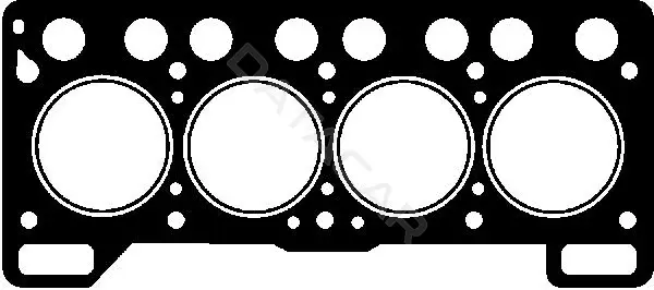 Прокладка ГБЦ GLASER H03345-00