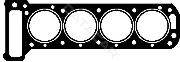 Прокладка ГБЦ GLASER H03964-00