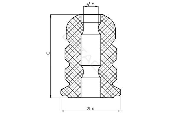 Отбойник амортизатора TEDGUM 00089753