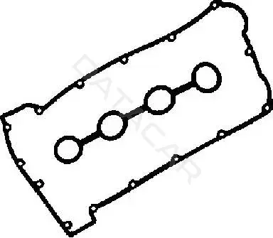 Прокладка клапанной крышки GLASER V32244-00