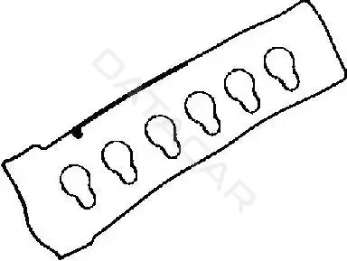 Прокладка клапанной крышки GLASER V36868-00