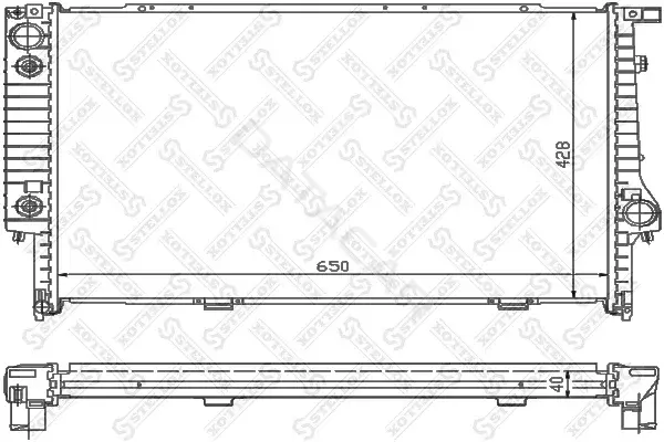 Радиатор охлаждения STELLOX 10-25290-SX