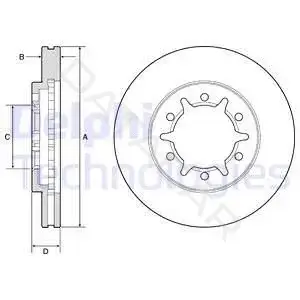Тормозные диски DELPHI BG4795C