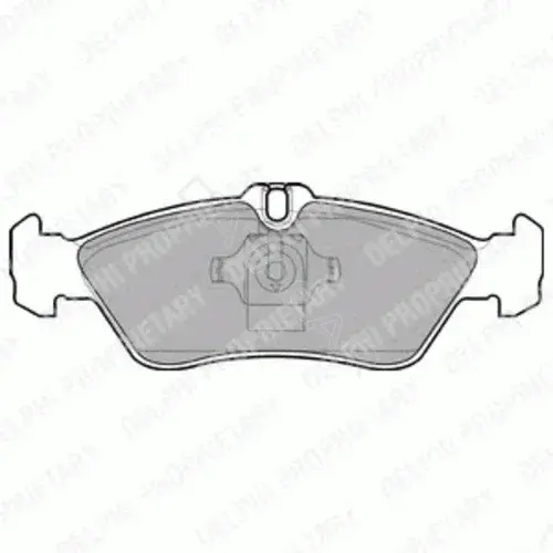 Тормозные колодки DELPHI LP1596