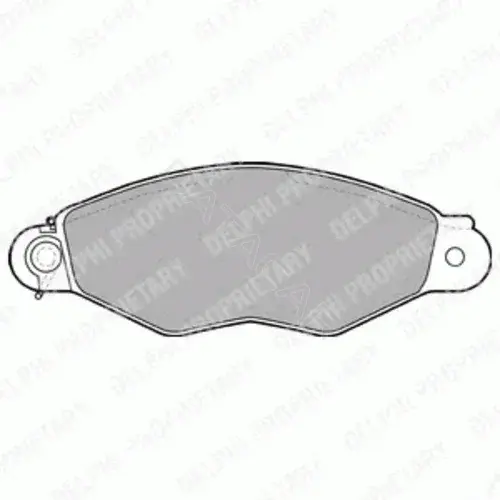 Тормозные колодки DELPHI LP1610