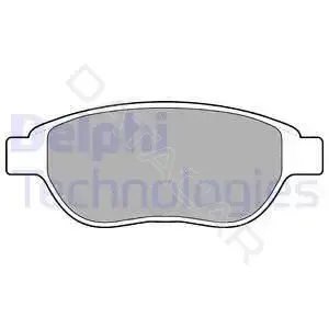 Тормозные колодки DELPHI LP1653