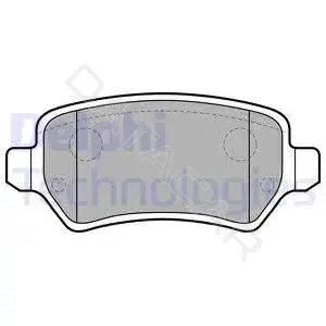 Тормозные колодки DELPHI LP1681