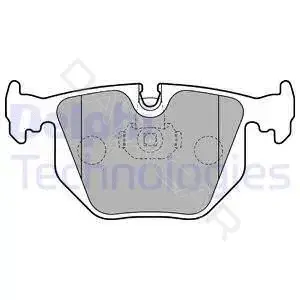 Тормозные колодки DELPHI LP1803
