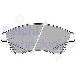 Тормозные колодки DELPHI LP2171