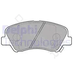 Тормозные колодки DELPHI LP2497