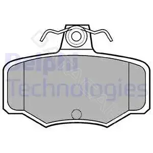 Тормозные колодки DELPHI LP617
