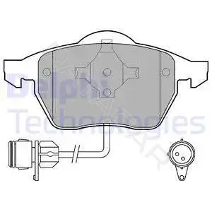 Тормозные колодки DELPHI LP784