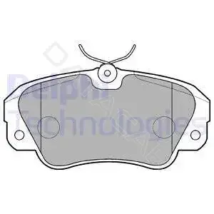 Тормозные колодки DELPHI LP848