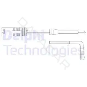Датчик износа тормозных колодок DELPHI LZ0137