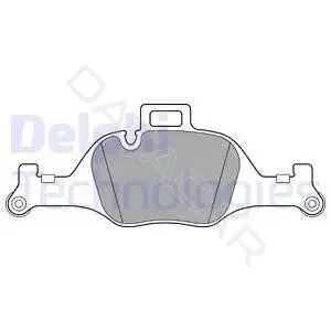 Тормозные колодки DELPHI LP3299