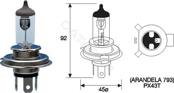 Лампочки MAGNETI MARELLI 002588700000