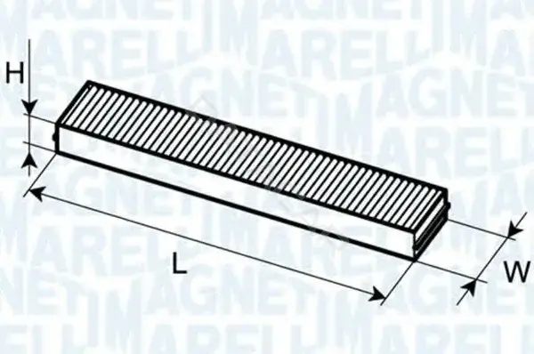 Фильтр салонный MAGNETI MARELLI 350203061310