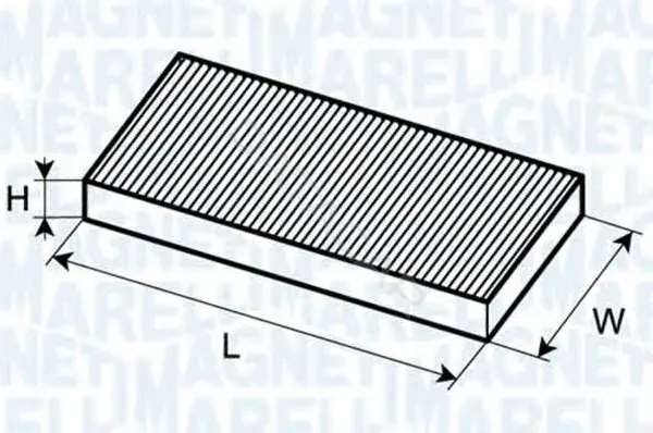 Фильтр салонный MAGNETI MARELLI 350203061740