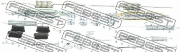 Ремкомплект тормозных колодок FEBEST 2304-2H0R-KIT