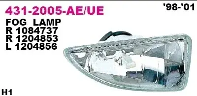 Противотуманные фары DEPO 431-2005L-UE