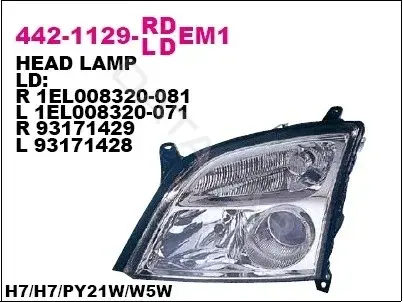 Фары DEPO 442-1129L-LDEM1
