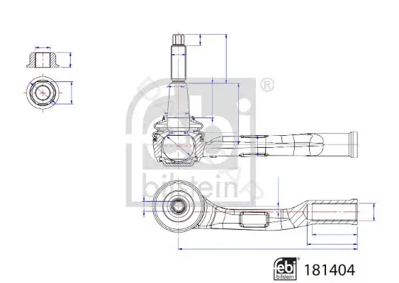 Рулевые наконечники FEBI 181404