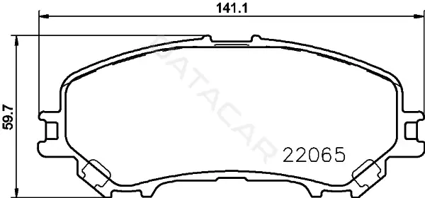 Тормозные колодки BEHR/HELLA/PAGID 8DB355021-691