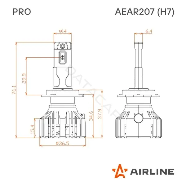 Лампочки Airline AEAR207