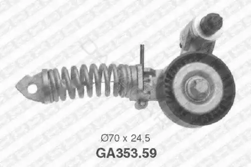 Натяжитель ремня генератора SNR/NTN GA353.59