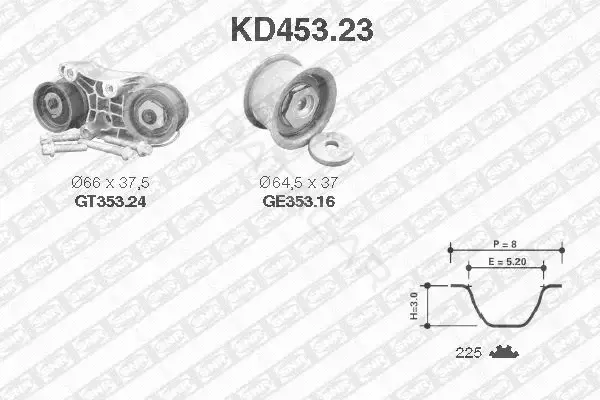 Комплект ГРМ SNR/NTN KD453.23