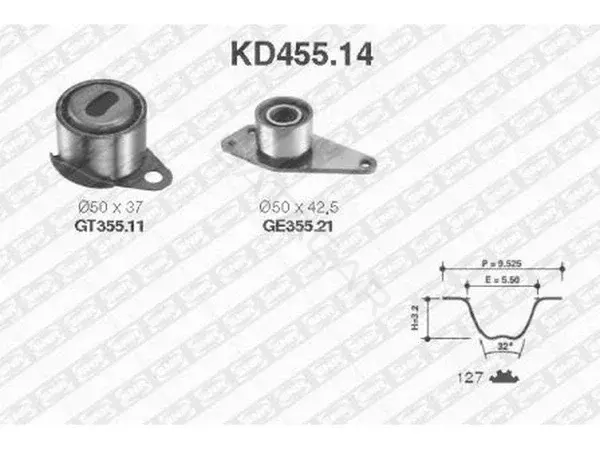 Комплект ГРМ SNR/NTN KD455.14