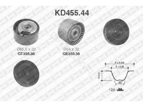 Комплект ГРМ SNR/NTN KD455.44