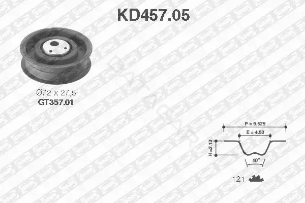 Комплект ГРМ SNR/NTN KD457.05
