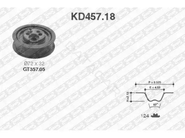 Комплект ГРМ SNR/NTN KD457.18