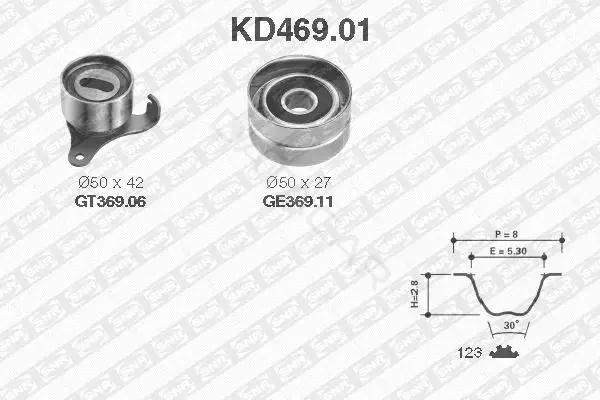 Комплект ГРМ SNR/NTN KD469.01