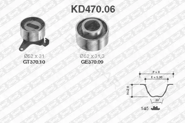 Комплект ГРМ SNR/NTN KD470.06