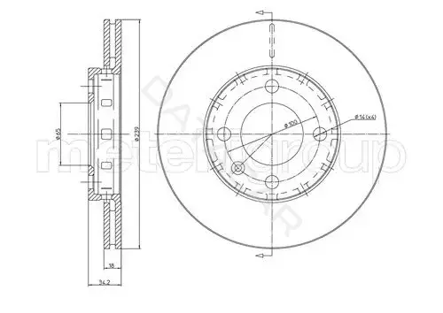 Тормозные диски METELLI 23-0372