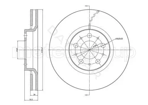 Тормозные диски METELLI 23-0561C