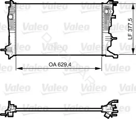 Радиатор охлаждения VALEO 735607