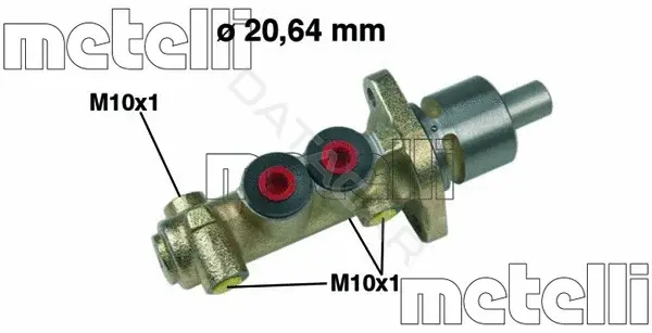Главный тормозной цилиндр METELLI 05-0149