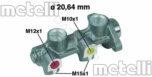 Главный тормозной цилиндр METELLI 05-0180