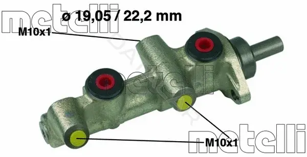 Главный тормозной цилиндр METELLI 05-0197